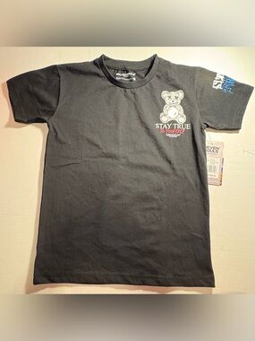 Seven Souls Kids "Stay True" Black Short Sleeve Tee